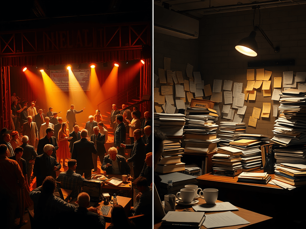 What Hell Week Looks Like: Trial Prep vs. Tech Rehearsal